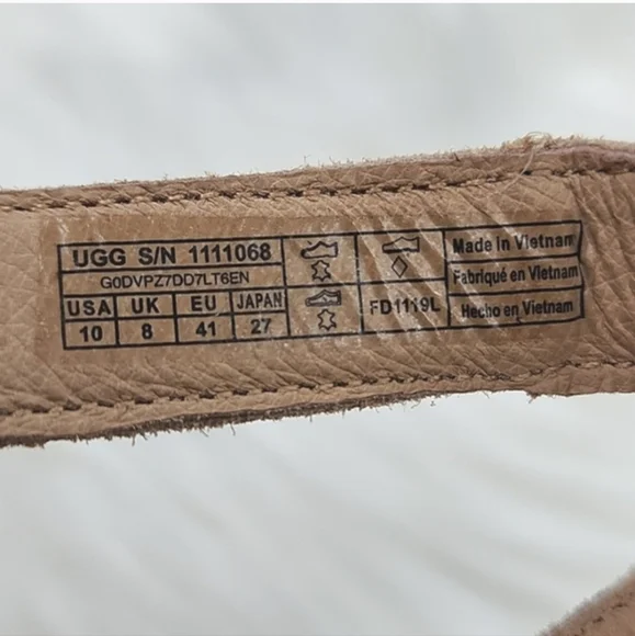 UGG Laynce Wedge Sandal Bronzer - Picture 15 of 16